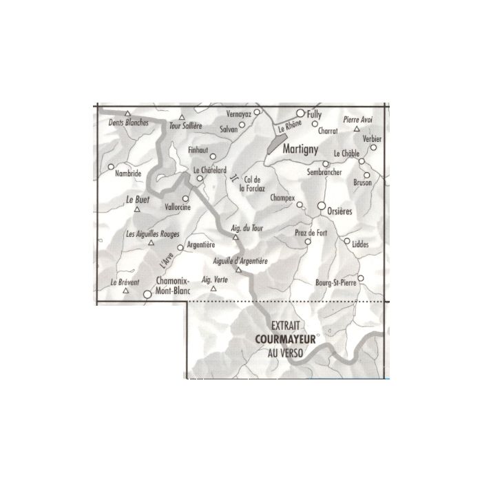 Swisstopo 282S Martigny Ski Map | Backcountry Books