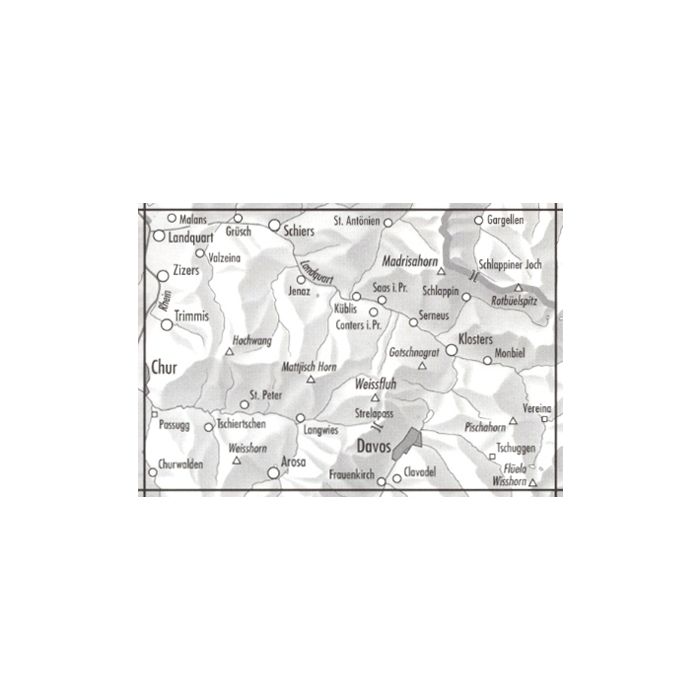 Swisstopo 248S Prattigau Ski Map | Backcountry Books