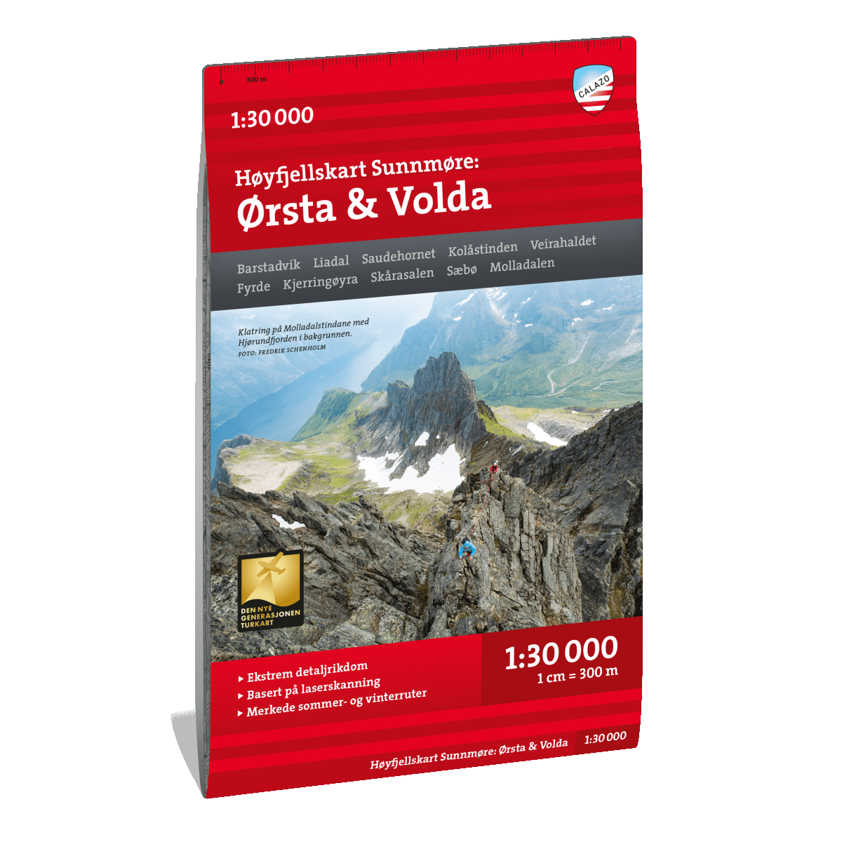 Sunnmore Alps Map Orsta and Volda | Backcountry Books