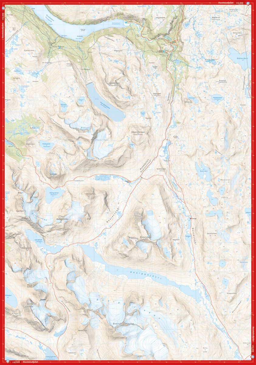 Calazo Narvik High Mountain Map | Backcountry Books