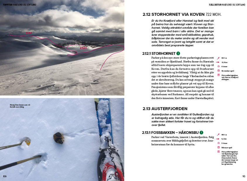 Toppturer Rund Harstad Guidebook | Ski Touring Around Harstad | Backcountry Books
