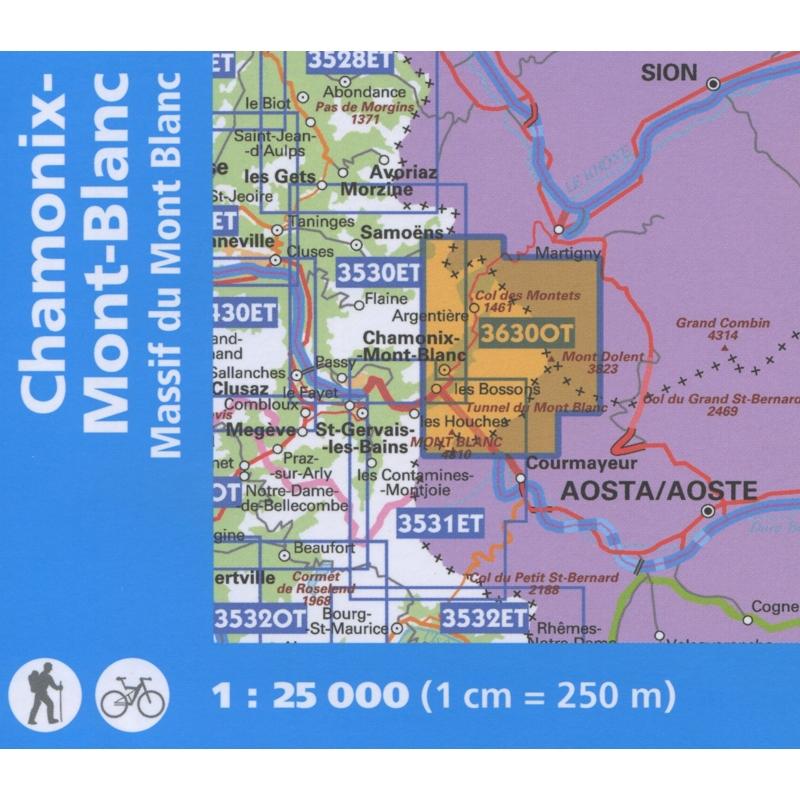 Chamonix Map | IGN Chamonix - Mont Blanc 3630 OTR Resistant | Backcountry Books