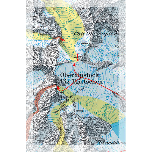Freeride Map Disentis