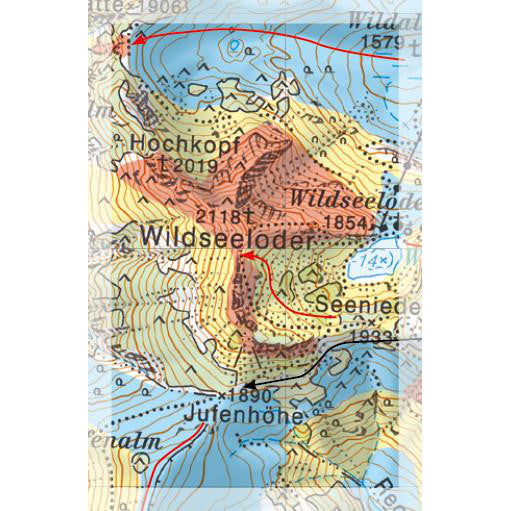 Freeride Map Fieberbrunn