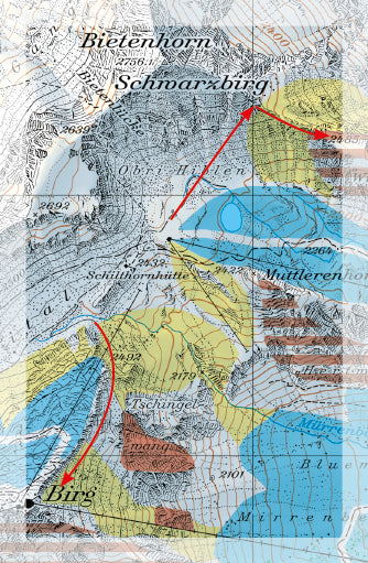 Freeride Map Shilthorn / Jungfrau Region