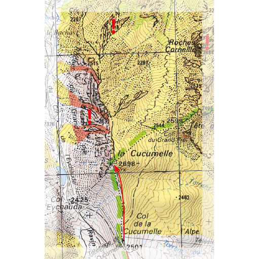 Freeride Map Serre Chevalier