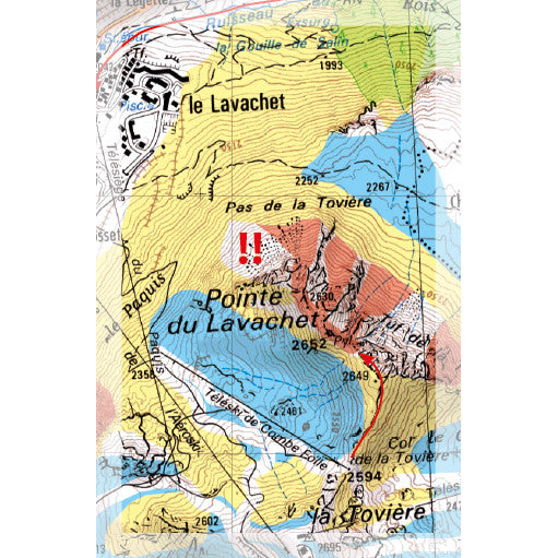 Freeride Map Tignes Val d'Isere