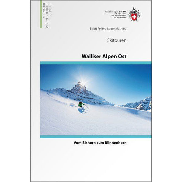 Walliser Alpen Ost Ski Touring Guide SAC Backcountry Books