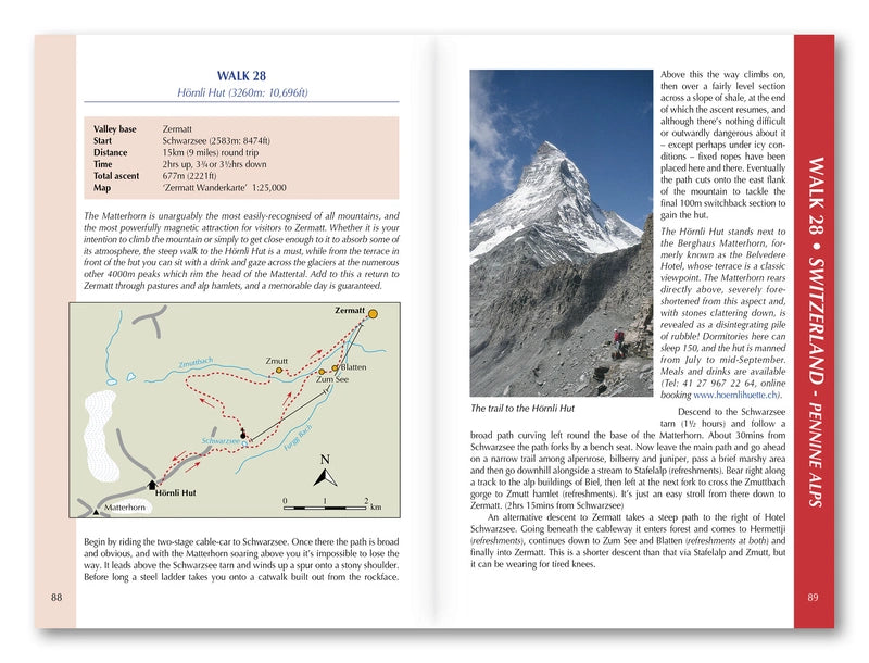 100 Hut Walks in the Alps:  Routes for day walks and overnight stays in France, Switzerland, Italy, Austria and Slovenia | Backcountry Books