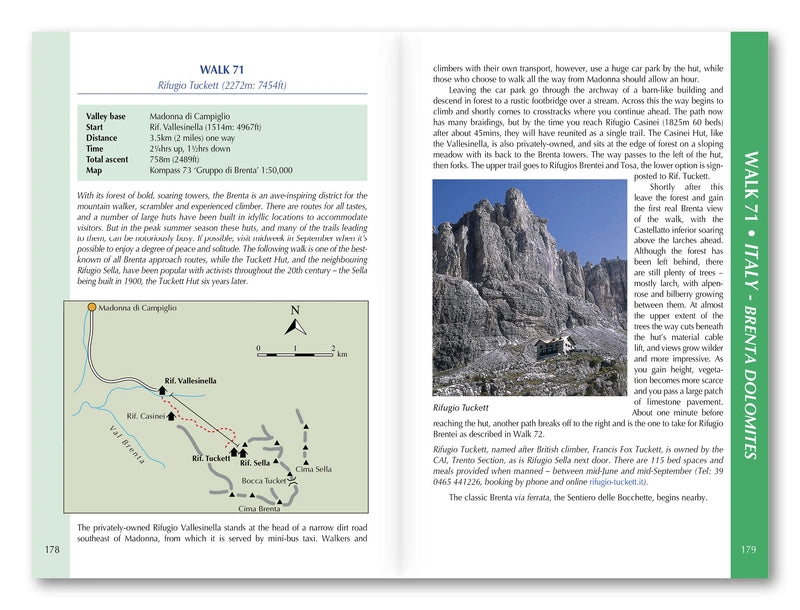 100 Hut Walks in the Alps:  Routes for day walks and overnight stays in France, Switzerland, Italy, Austria and Slovenia | Backcountry Books