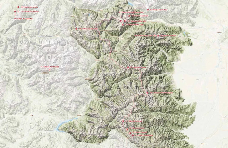 Cabin Wild Alpine Bivouac Huts - Volume 1: West - Mediterranean to Mont Blanc | Ben Tibbetts | Backcountry Books