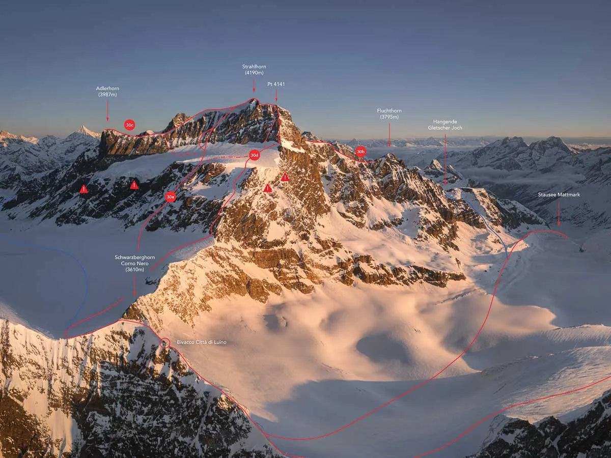 The 4000m Peaks of the Alps Vol 2: Central - Selected Alpine Climbs & Ski Mountaineering Routes Ben Tibbetts | Backcountry Books