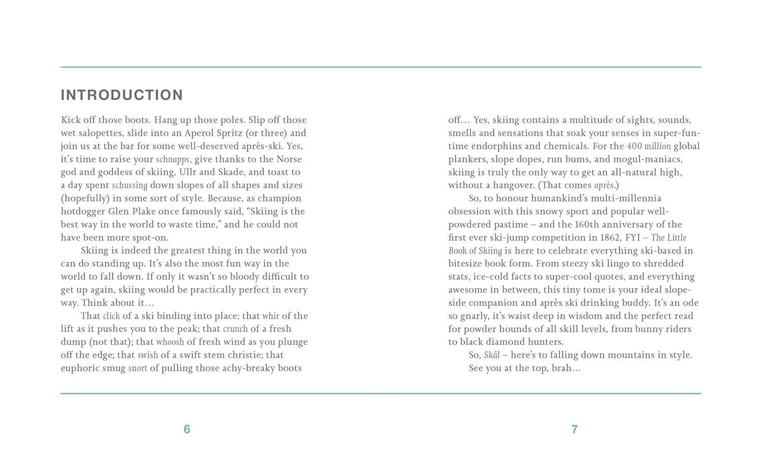 The Little Book of Skiing : Wonder, Wit & Wisdom for the Slopes | Backcountry Books