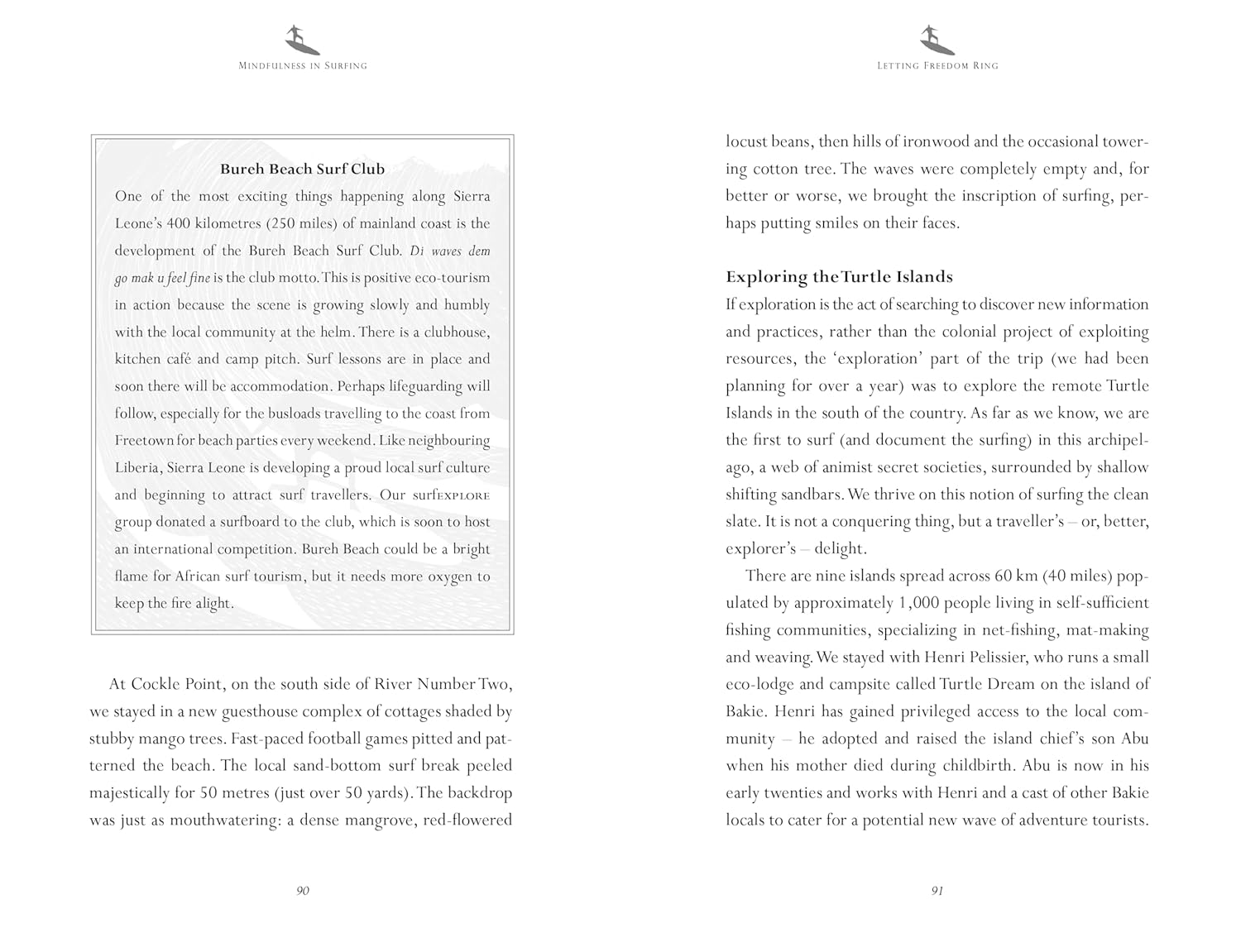 Mindfulness in Surfing : Meditations on Oceans & Blue Health | Sam Bleakley | Backcountry Books