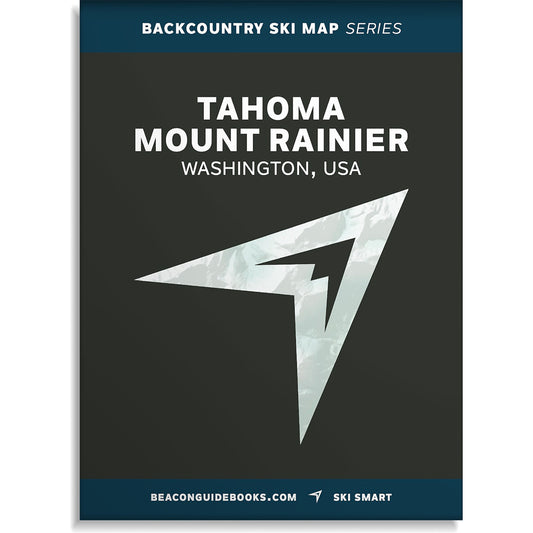 Backcountry Ski Map: Mount Rainier, Washington | Beacon Guidebooks | Backcountry Books