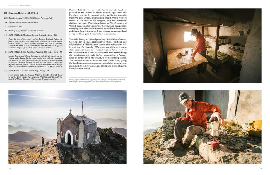 Cabin Wild Alpine Bivouac Huts - Volume 1: West - Mediterranean to Mont Blanc | Ben Tibbetts | Backcountry Books