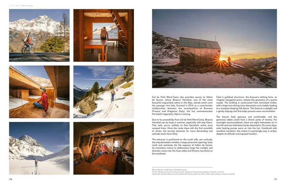 Cabin Wild Alpine Bivouac Huts - Volume 1: West - Mediterranean to Mont Blanc | Ben Tibbetts | Backcountry Books