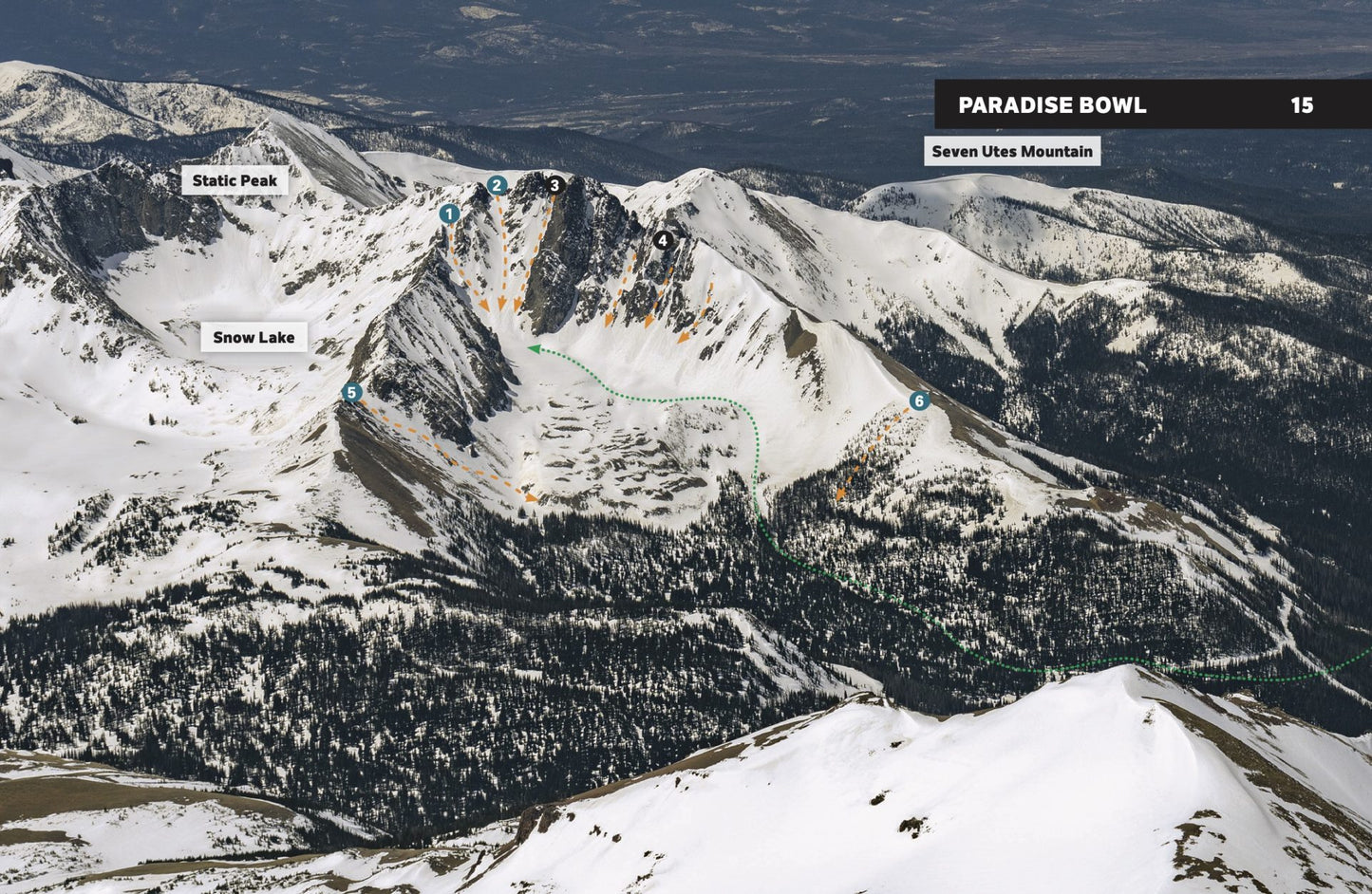 Backcountry Skiing Cameron Pass Colorado Beacon Guidebooks | Backcountry Books