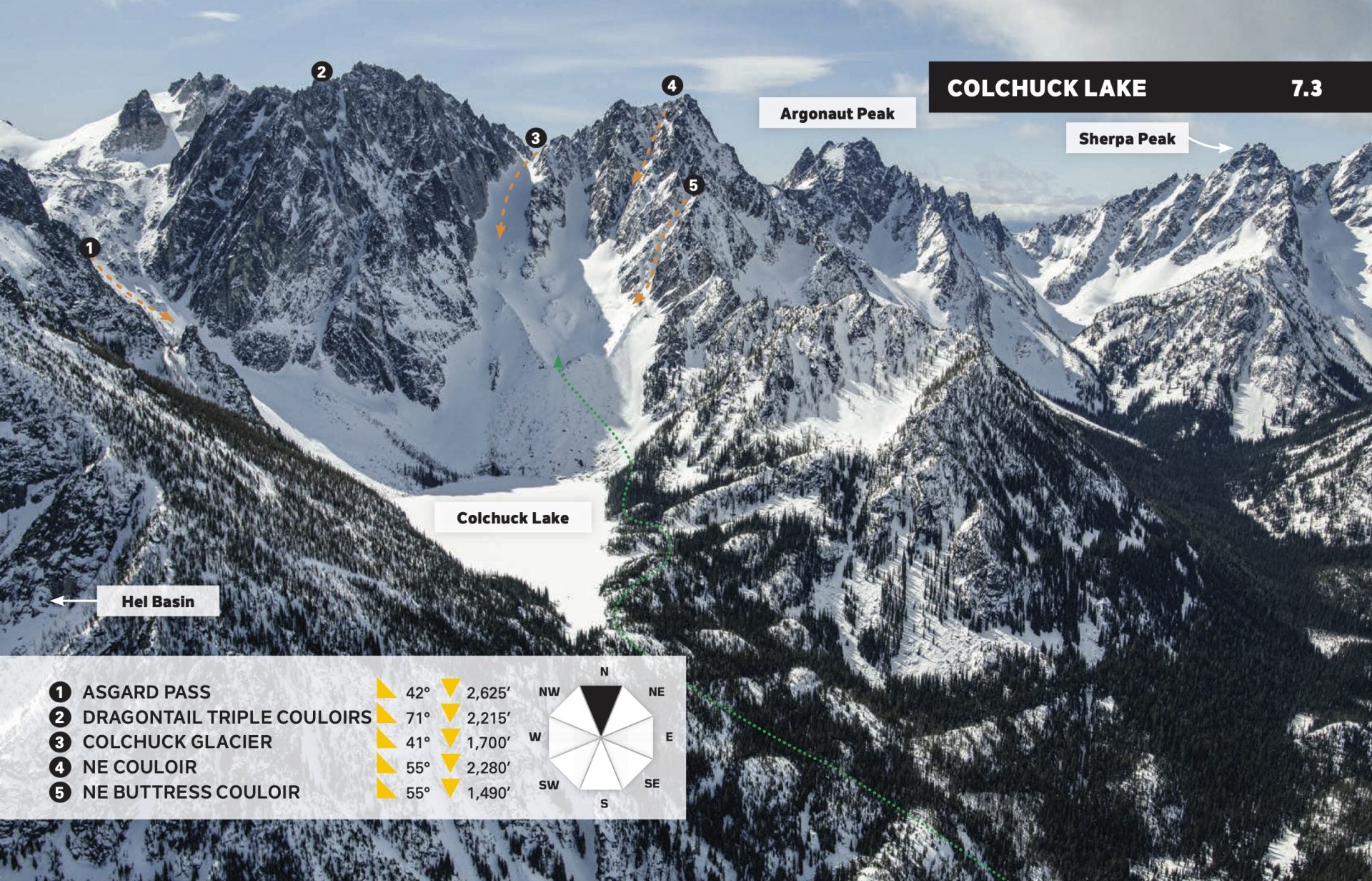 Backcountry Skiing Washington’s East Side: Stevens to Snoqualmie Beacon Guidebooks | Backcountry Books