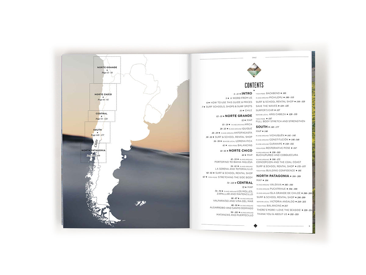 I Love the Seaside Chile Surfing Guidebook | Backcountry Books
