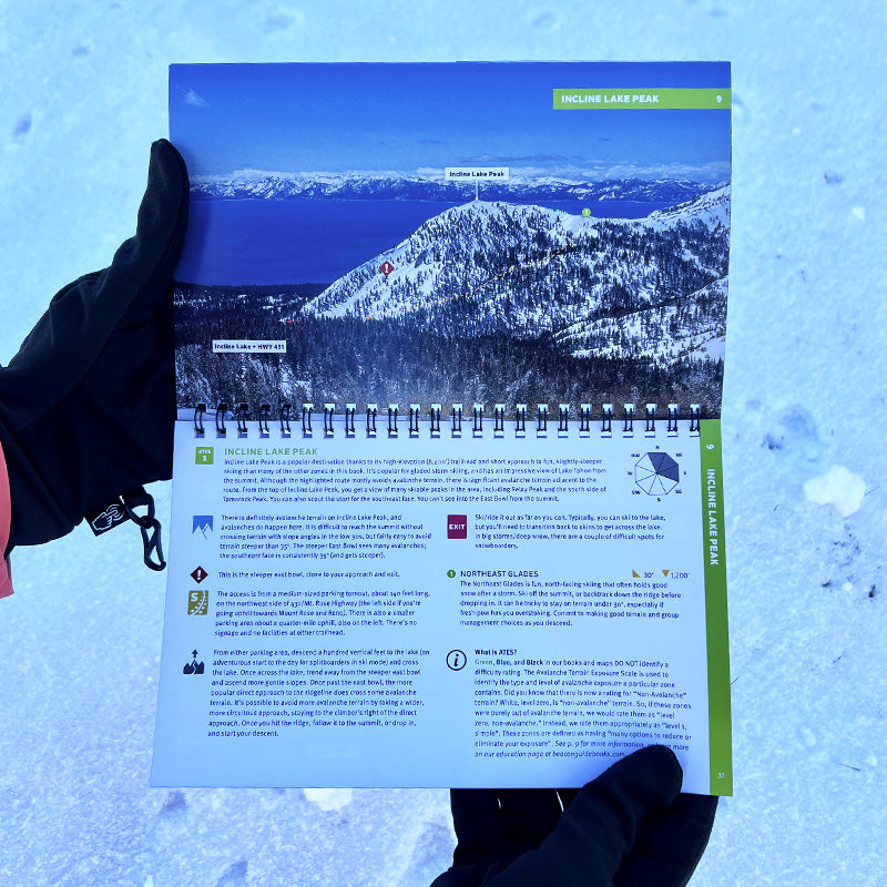 Light Tours of Tahoe California and Nevada Beacon Guidebooks | Backcountry Books