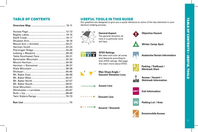 Backcountry Skiing MT Baker Beacon Guidebooks | Backcountry Books