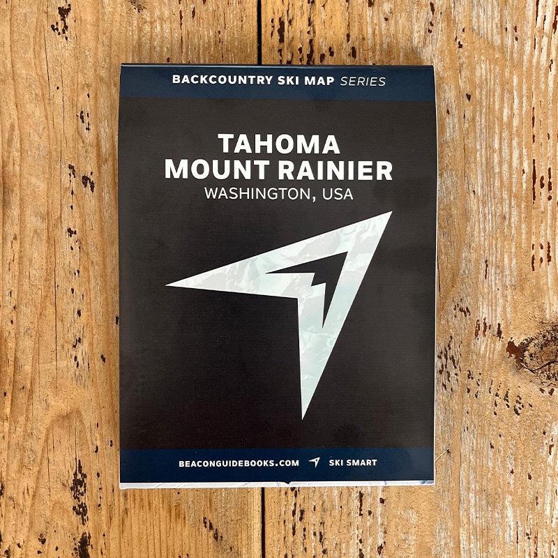 Backcountry Ski Map: Mount Rainier, Washington | Beacon Guidebooks | Backcountry Books