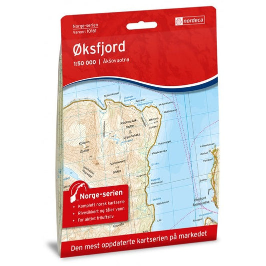 Øksfjord Map Nordeca 10161 | Backcountry Books