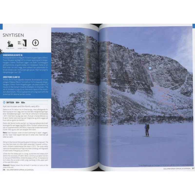 Oppdal and Sunndal Ice Climbing Guidebook | Backcountry Books