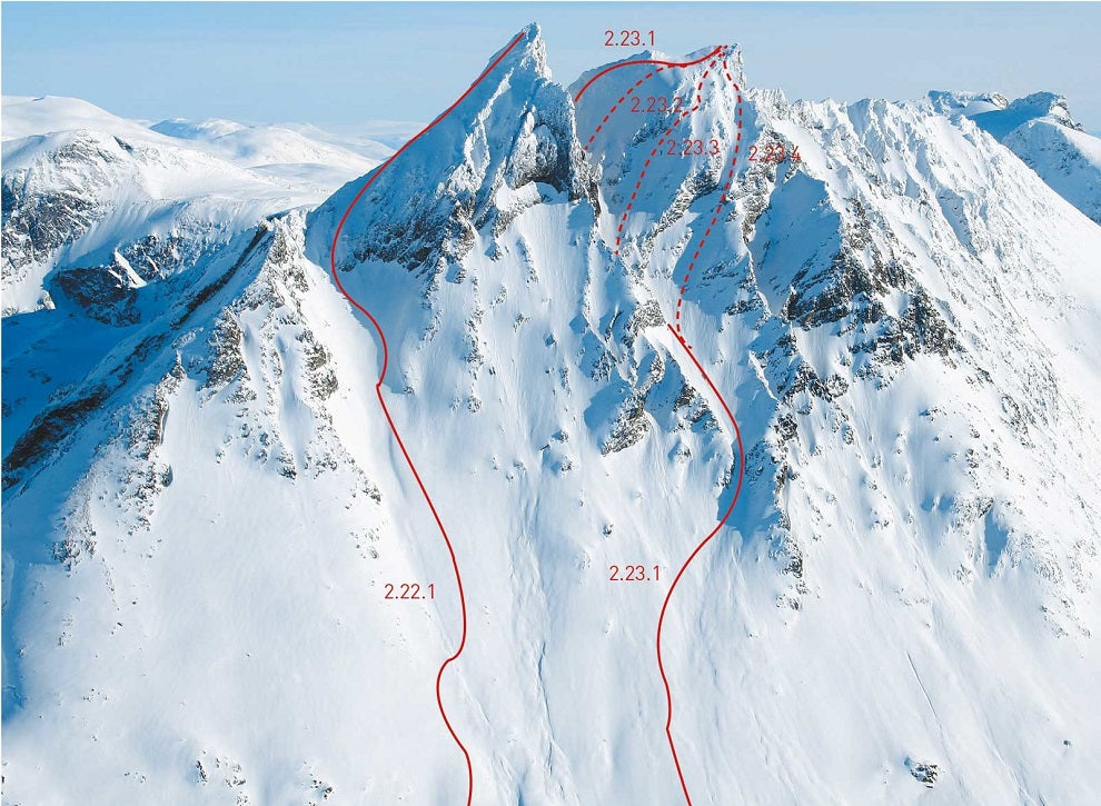 Romsdal: Couloir & Steep Skiing