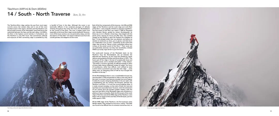 Alpenglow The Finest Climbs on the 4000m Peas of the Alps | Ben Tibbetts | Backcountry Books