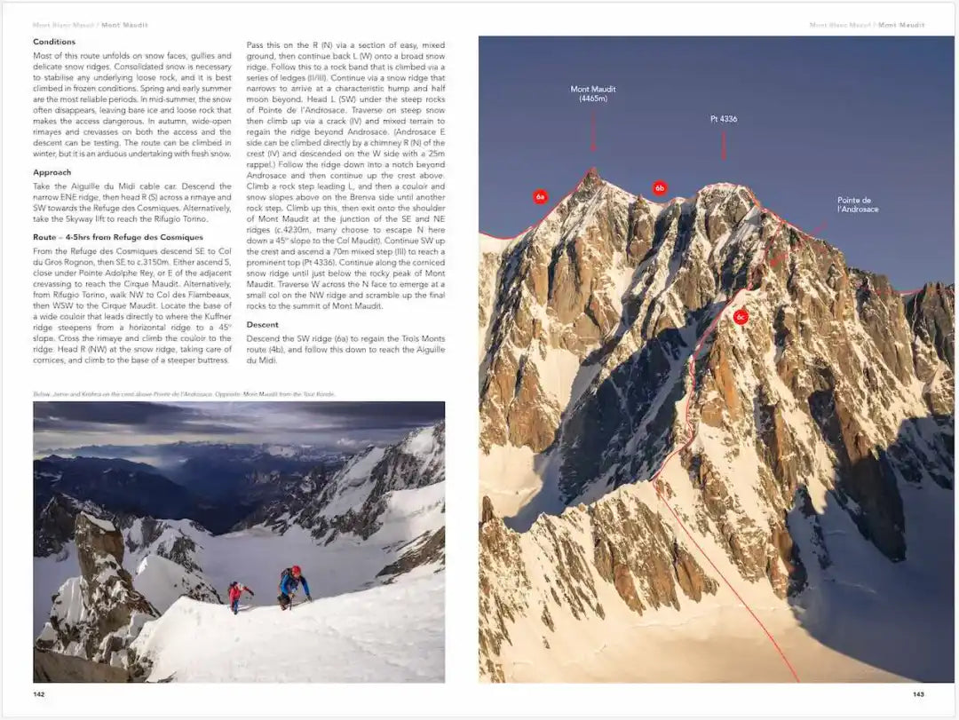 The 4000m Peaks of the Alps Vol 1 West. Ben Tibbetts. Backcountry Books.