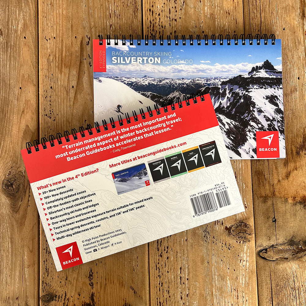 Backcountry Skiing Silverton Guidebook. Beacon Guidebooks | Backcountry Books