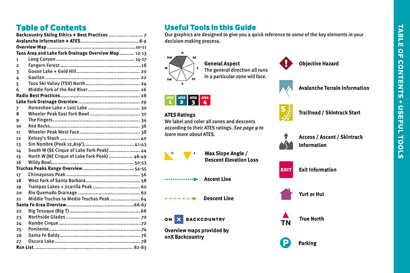 Backcountry Skiing Taos and Sante Fe New Mexico Beacon Guidebooks | Backcountry Books