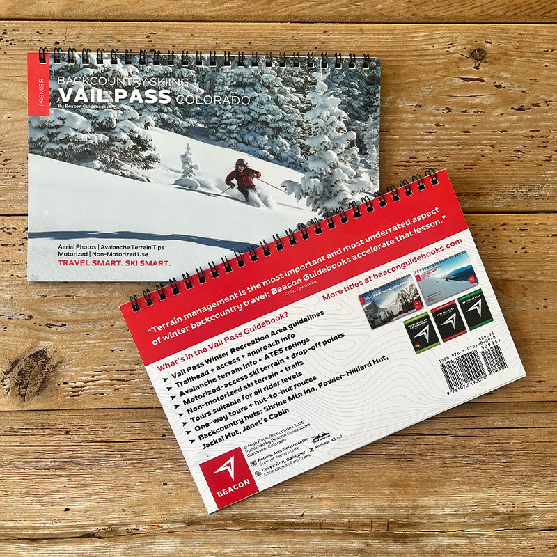 Backcountry Skiing Vail Pass Colorado Beacon Guidebooks | Backcountry Books