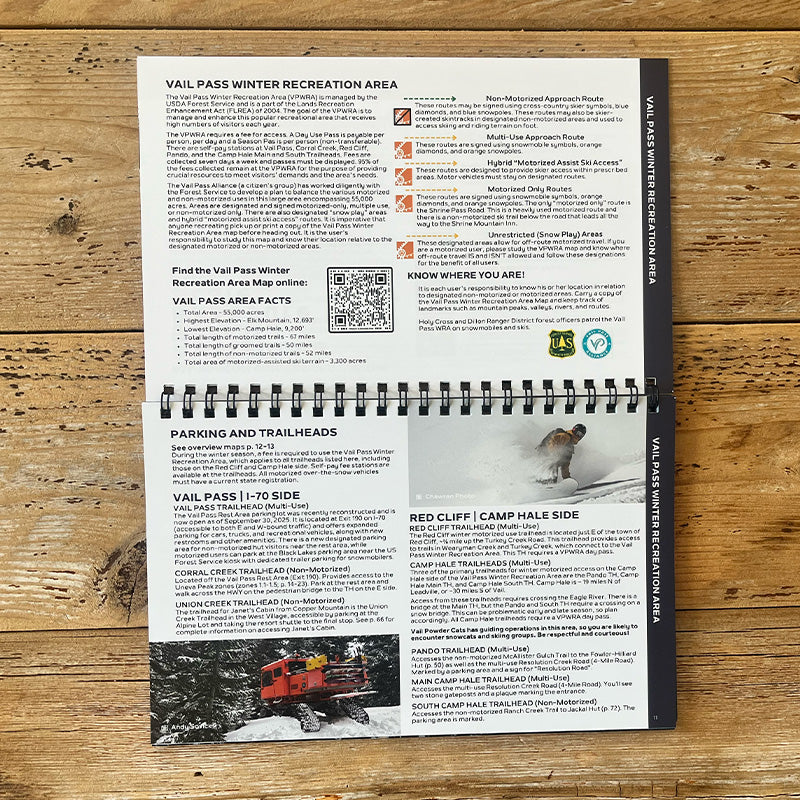 Backcountry Skiing Vail Pass Colorado Beacon Guidebooks | Backcountry Books