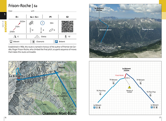 50 Classic Climbs up to 6a around Chamonix Mont Blanc | Backcountry Books