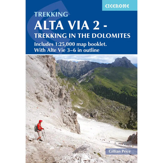 Alta Via 2 Trekking in the Dolomites Guide Book | Backountry Books