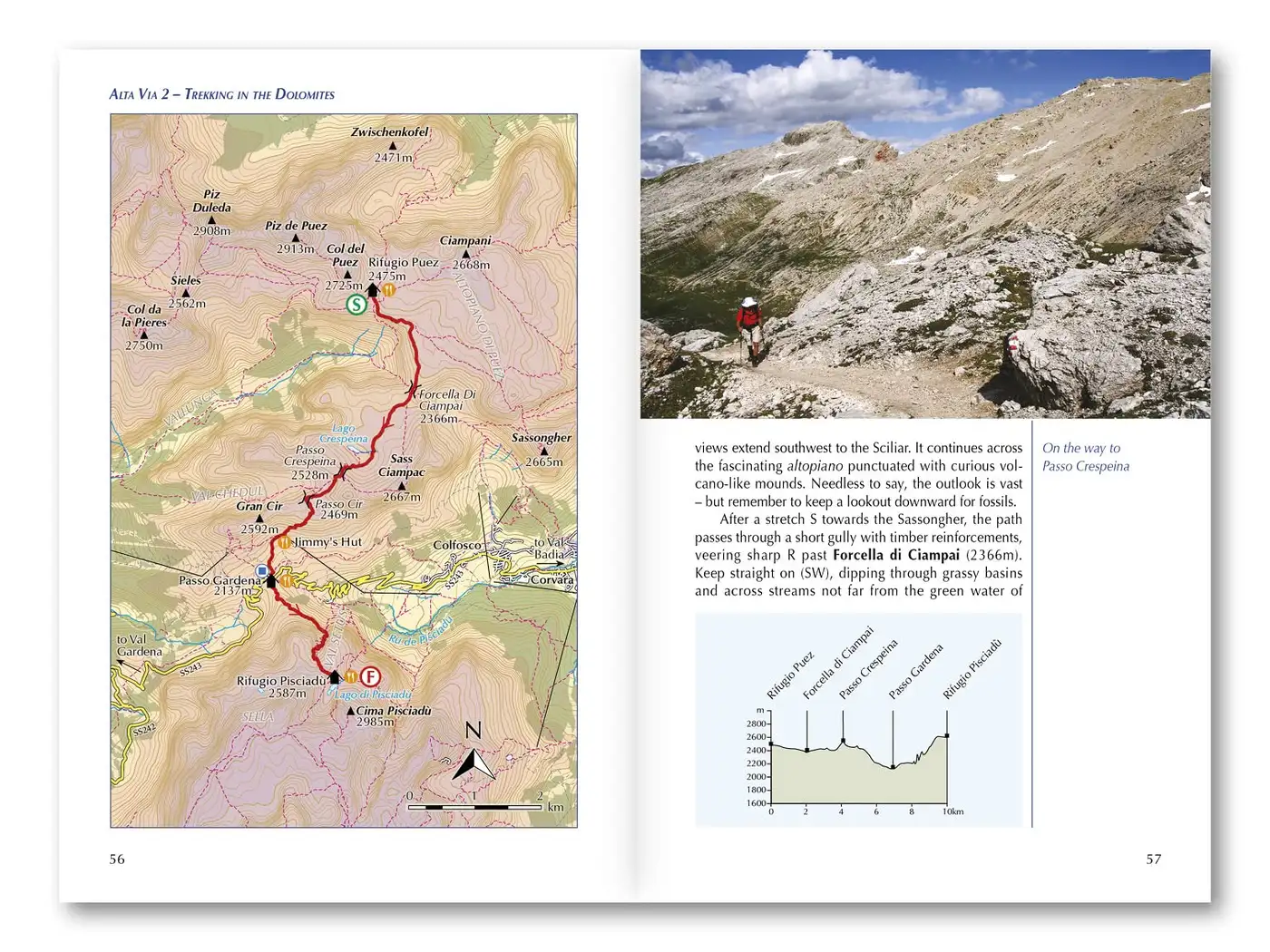 Alta Via 2 Trekking in the Dolomites Guide Book | Backountry Books