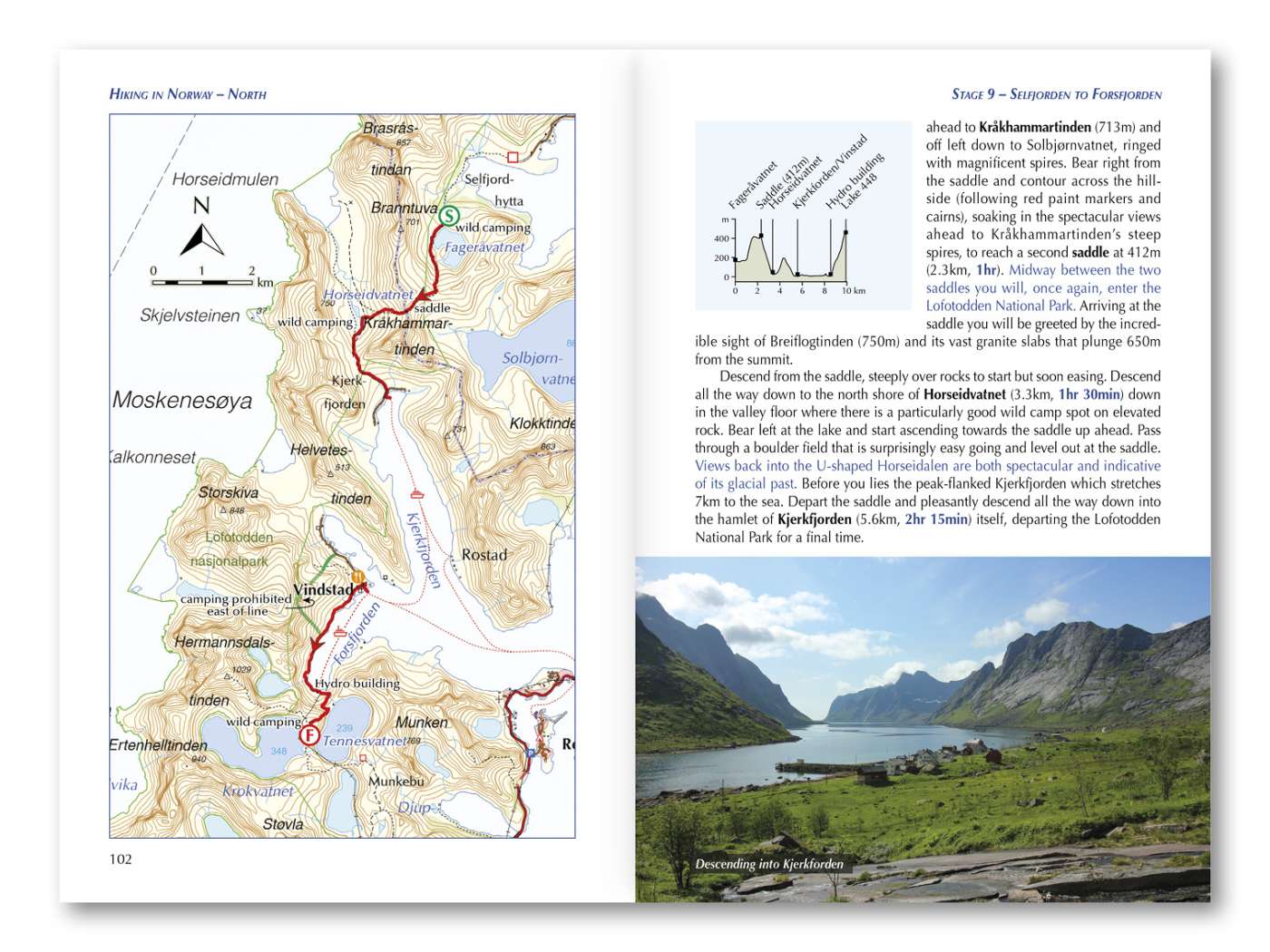 Hiking in Norway - North | Trekking above the Arctic Circle: Lofoten Islands, Narvik, Ofotfjorden, Troms and Finnmarksvidda