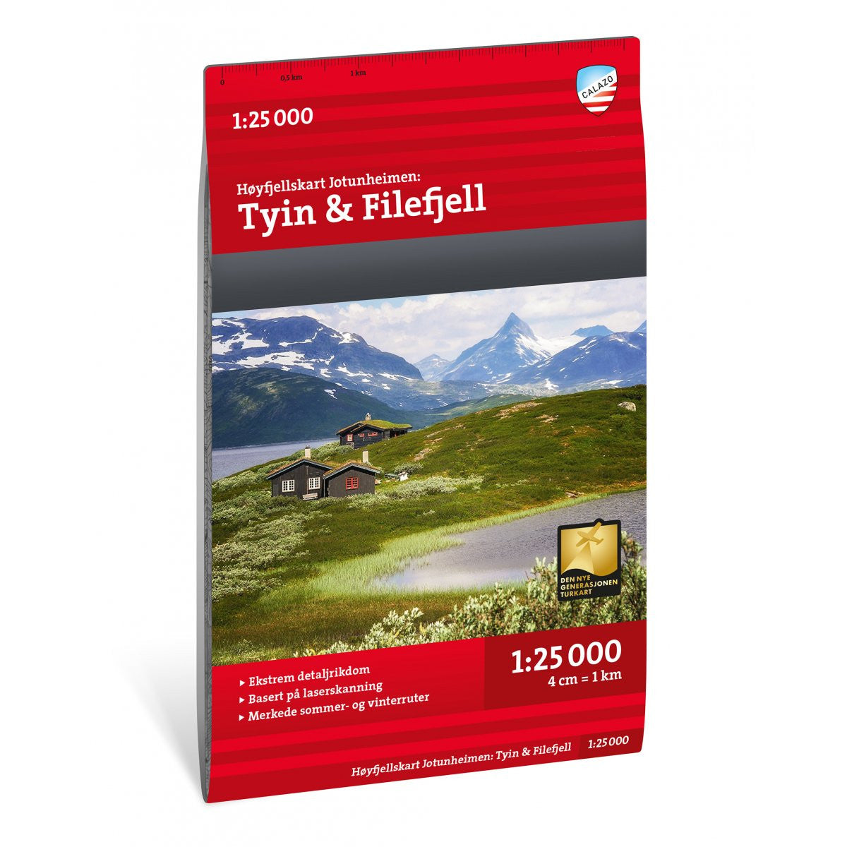 Jotunheimen Map Tyin and Filefjell Calazo| Backcountry Books