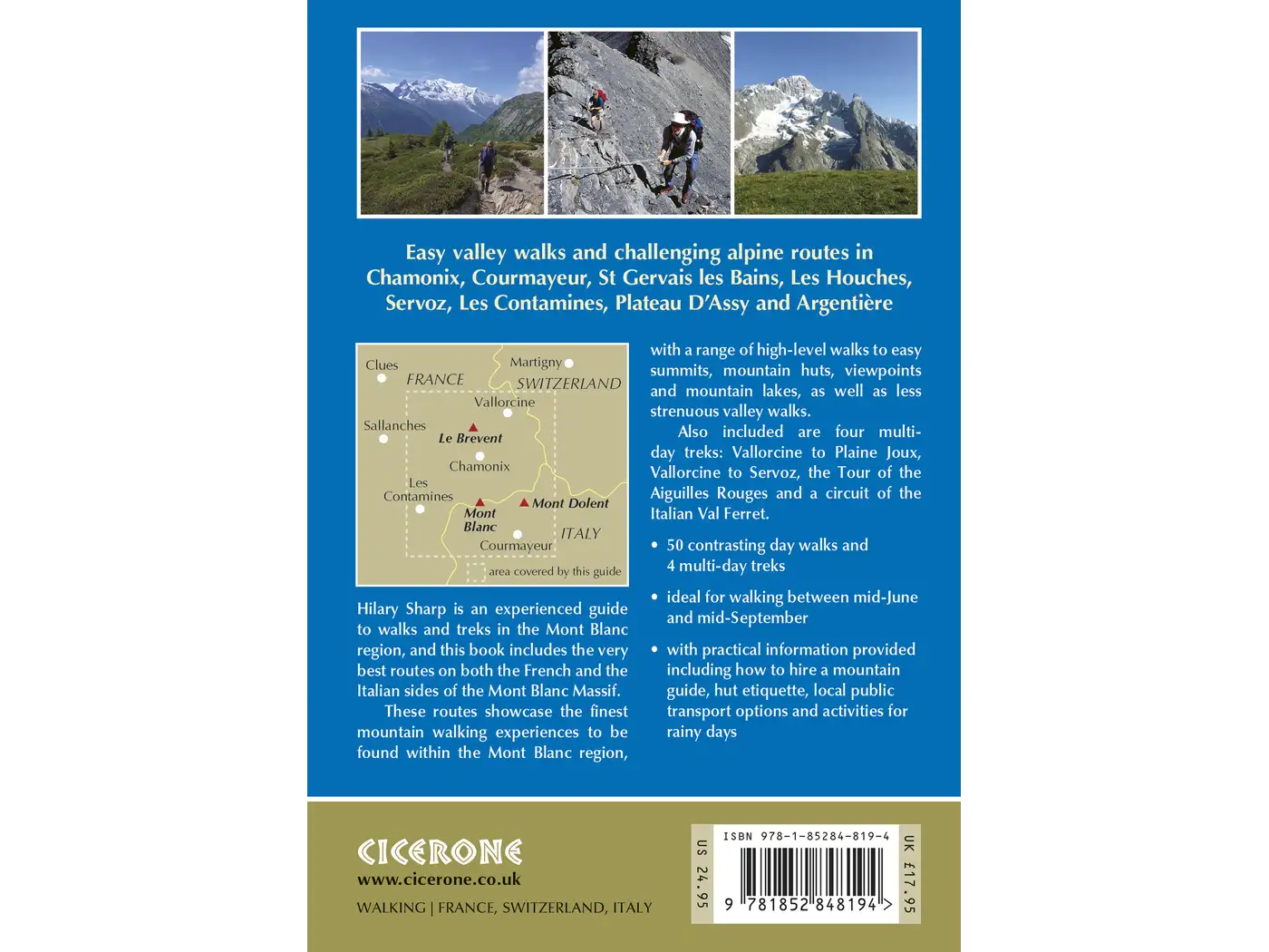 Mont Blanc Walks | Backcountry Books