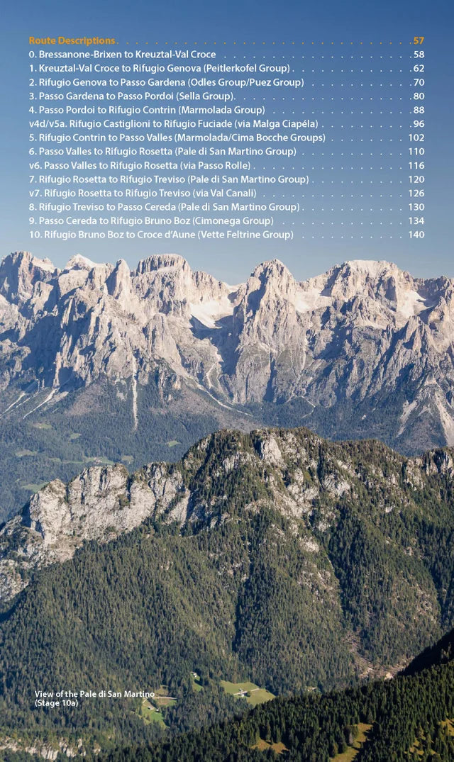 Trekking the Dolomites AV2 Guidebook Knife Edge Outdoor | Backcountry Books