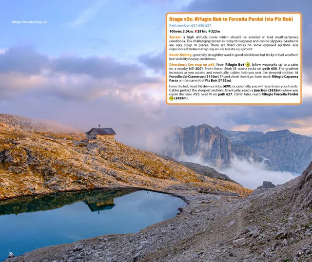 Trekking the Dolomites AV2 Guidebook Knife Edge Outdoor | Backcountry Books