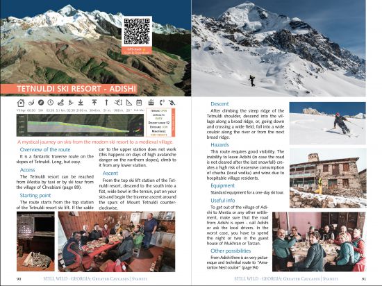 Georgia Guidebook Backcountry Skiing in Svaneti | Backcountry Books