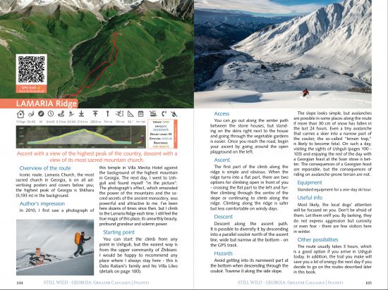 Georgia Guidebook Backcountry Skiing in Svaneti | Backcountry Books