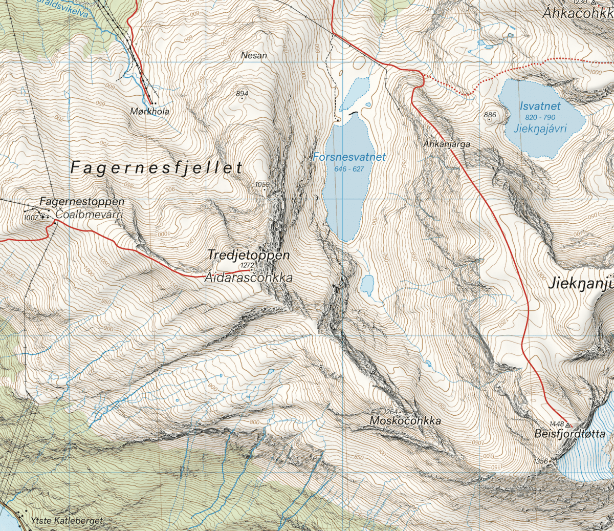 Calazo Narvik High Mountain Map | Backcountry Books