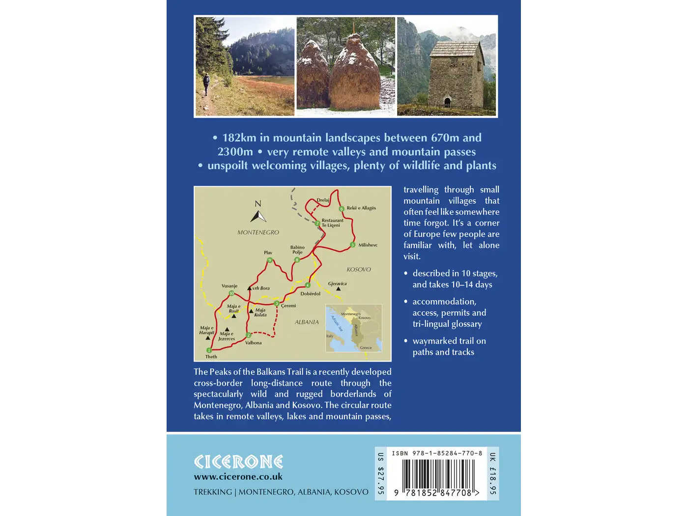 The Peaks of the Balkans Trail Guidebook | Backcountry Books