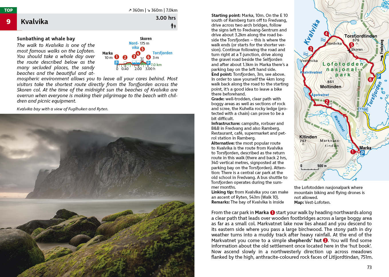 Lofoten and Vesteralen Walking and hiking Guidebook | Backcountry Books