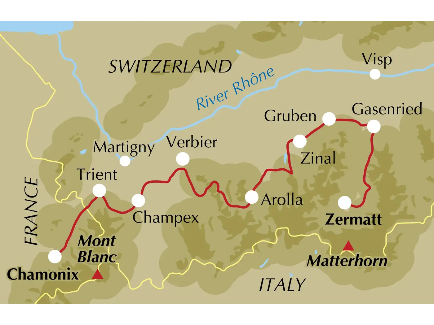 Trekking Chamonix to Zermatt The Classic Walkers Haute Route | Backcountry Books